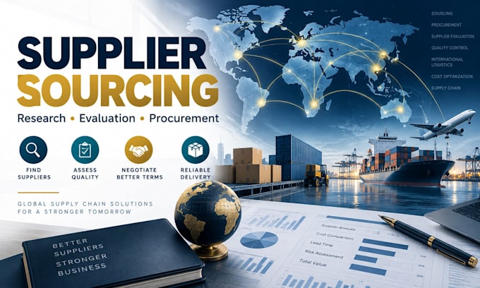source and evaluate reliable suppliers