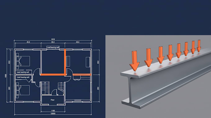 calculate beam size for removing interior load bearing wall