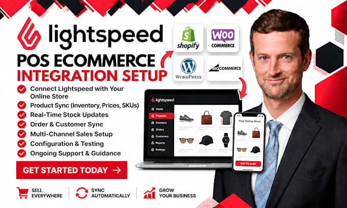 set up lightspeed pos ecommerce integration