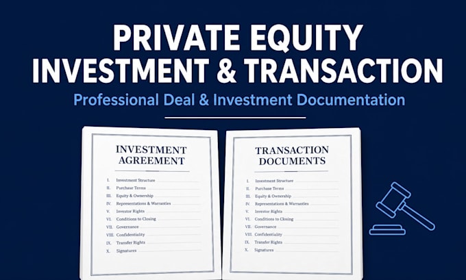 draft professional private equity investment and transaction documents