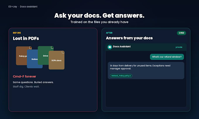 docs and faq ai assistant