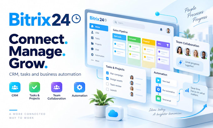 expertly set up and customize bitrix24 or amocrm for your business