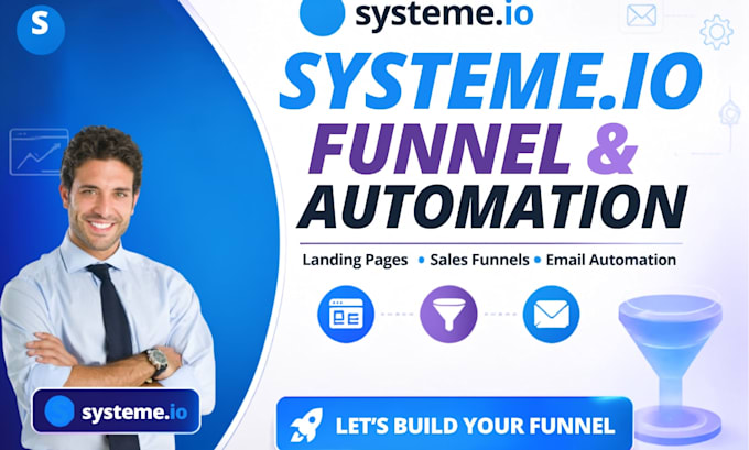systeme io landing page website