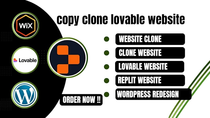 copy clone convert lovable website replit durable website to wix wordpress