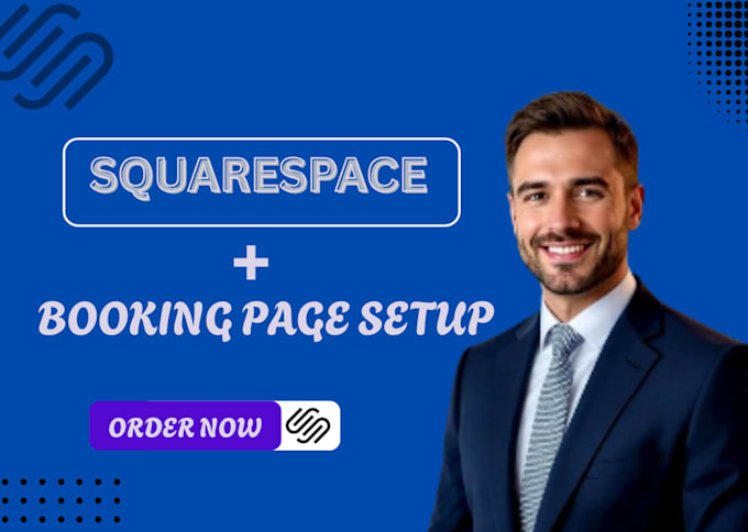 build squarespace website and square website booking