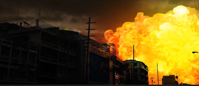 do  smoke effect, vfx fire explosion effects, horror effect, composting effect,