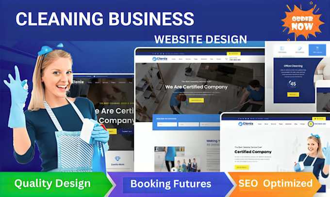 build a cleaning website with booking koala and online booking