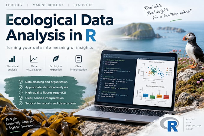 analyse your ecological or biological data in r