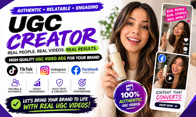 be your ugc video creator