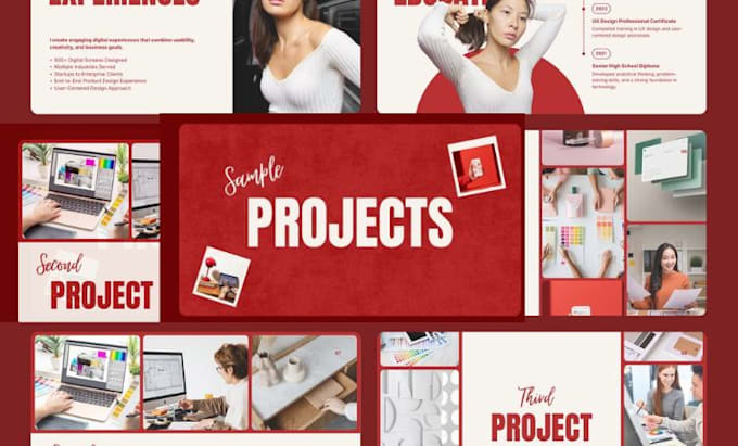 create powerpoint template design, google slides, canva presentation slides