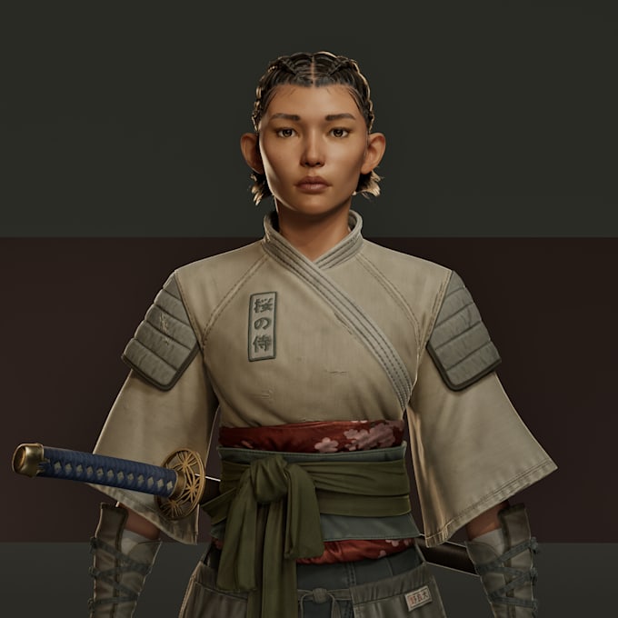 do 3d game character 3d realistic model unreal engine avatar