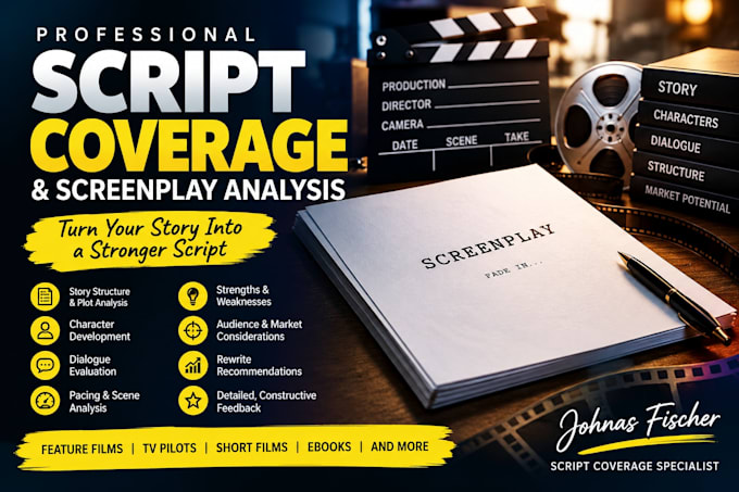 provide professional script coverage and screenplay analysis