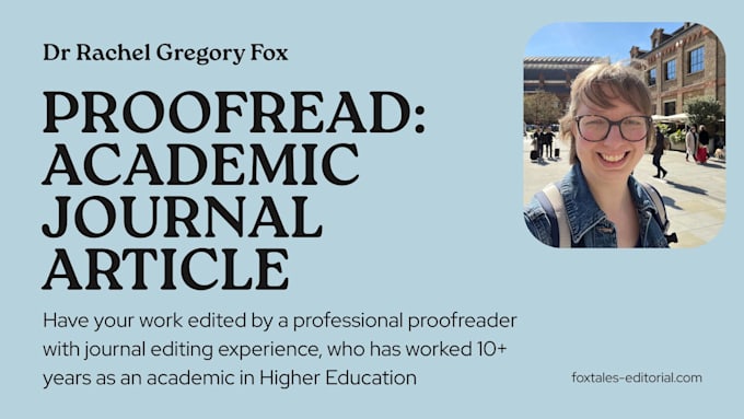 proofread your academic journal article