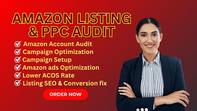 audit setup list optimize your amazon account ppc campaign product listings