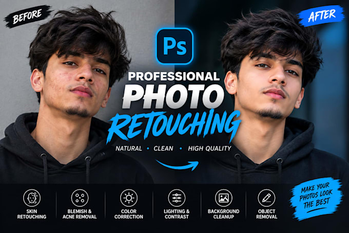 retouch photo edit photo with fast turnaround