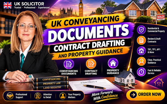 provide UK conveyancing documents contract drafting and property guidance