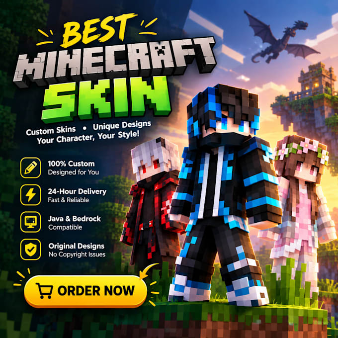 create your custom minecraft skin