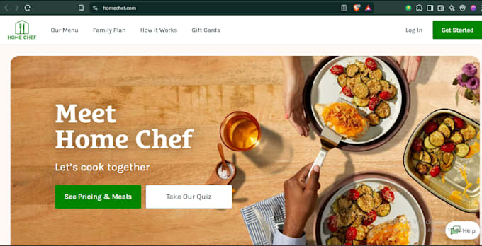 create meal prep shopify store, meal prep delivery website seafood store