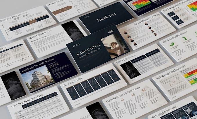 design professional and modern presentation