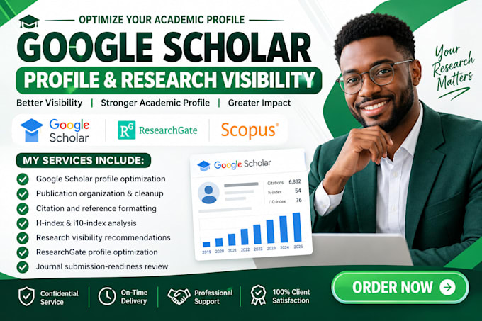 optimize your google scholar profile, citations, and research visibility