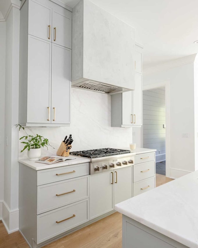 create modern kitchen interior design with space planning and 3d