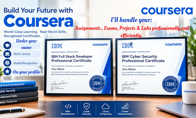 help IBM cyber security, IBM full stack software developer certificate course