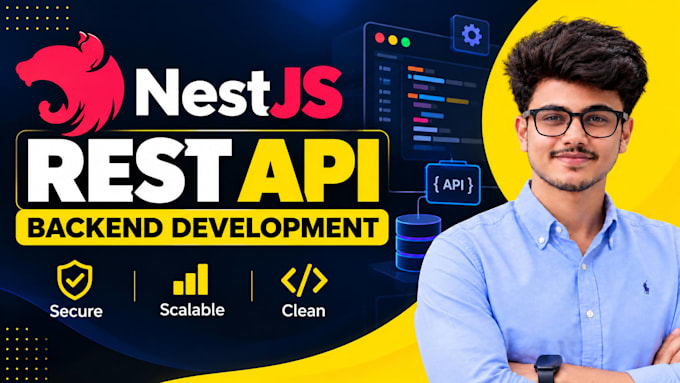 build secure scalable nestjs rest apis and backend