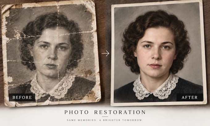 restore, repair and enhance your old photos naturally