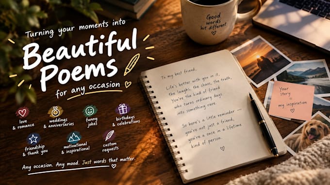 write a personalized poem for any occasion