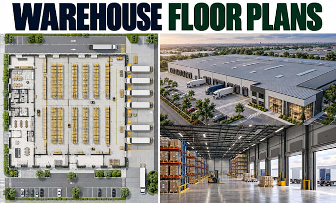 design warehouse floor plan permit logistics drawings building blueprint cad
