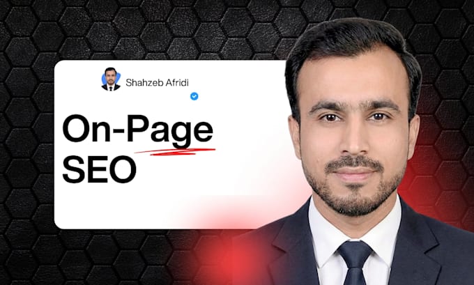 do complete on page SEO and website optimization