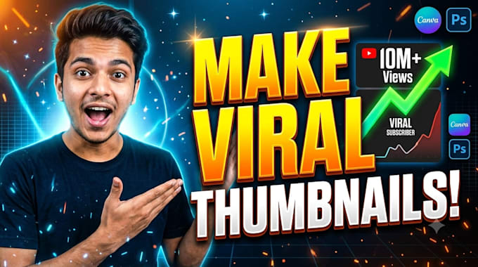 design viral youtube thumbnail