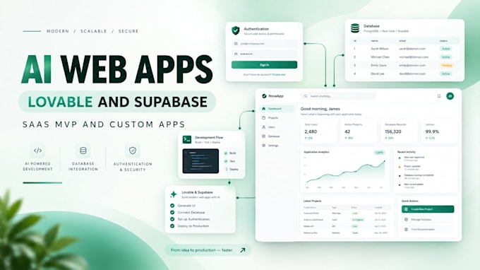 build ai web apps with lovable and supabase