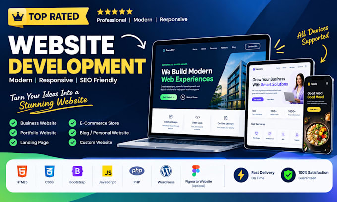 build a responsive react frontend website