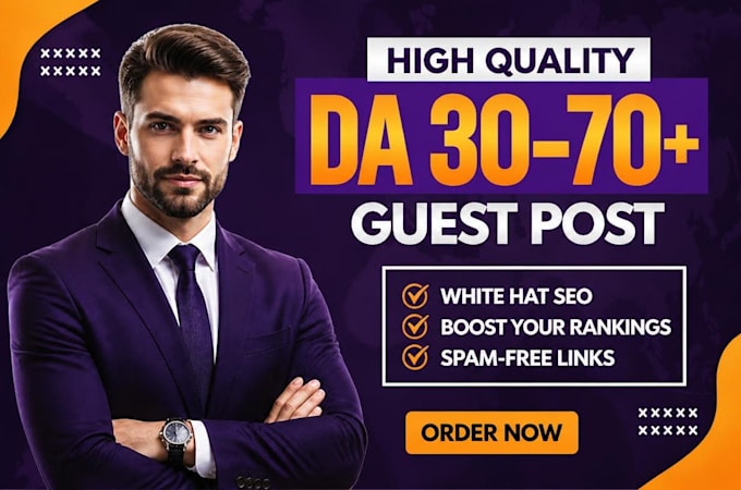 write quality SEO articles and high da guest post placement