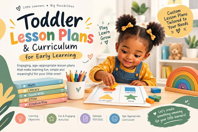 design fun toddler lesson plans and curriculum for early learning