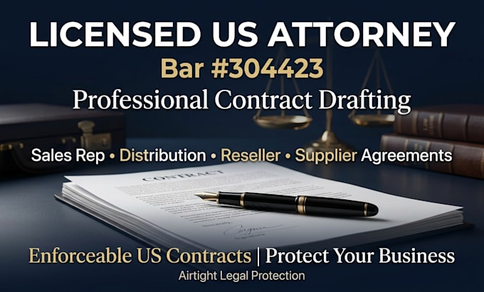 draft a custom US reseller agreement for your business