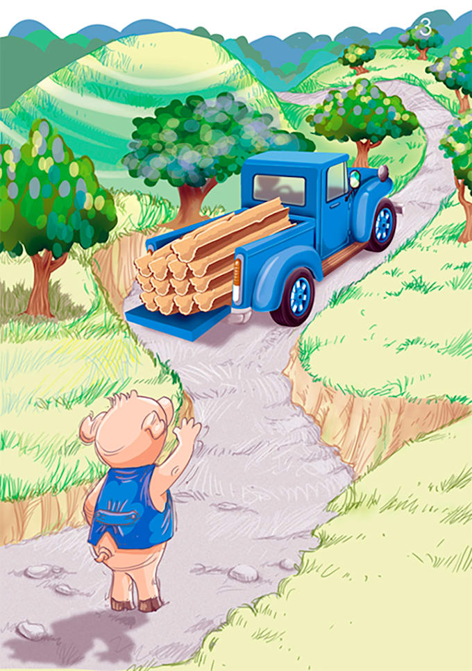 design professional children book characters and model sheets