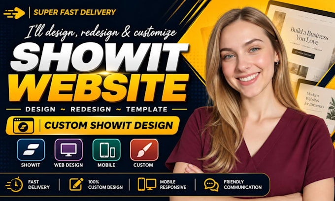 design, redesign and customize your showit website or showit template