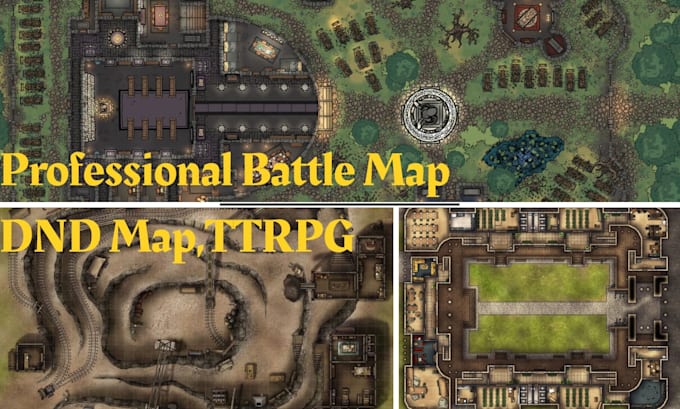create custom dnd battle maps, ttrpg maps and fantasy rpg maps