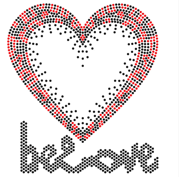 create custom rhinestone template 6ss 10ss mutli color