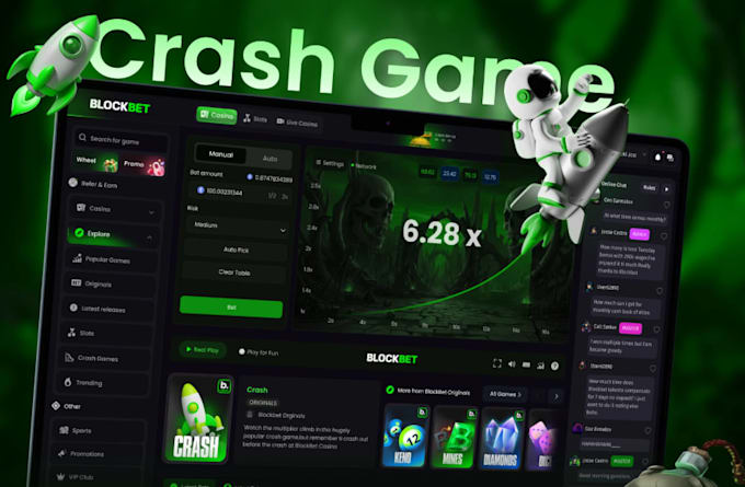 develop arcade game website, crash game website, crypto gaming web, aviator bot