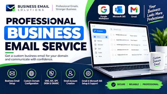 setup business email on cpanel