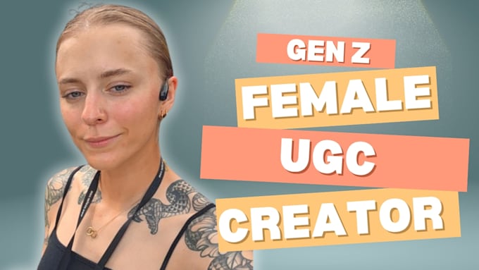 create female ugc video ads