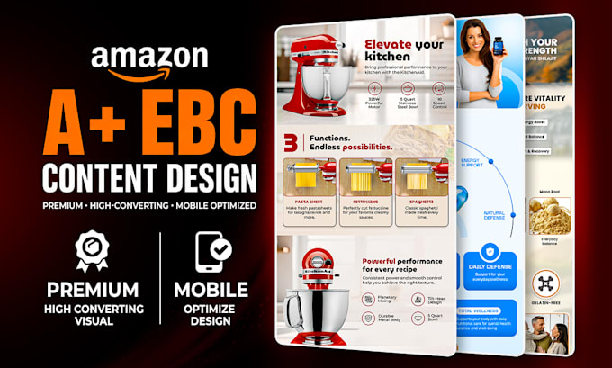 design strategic amazon a plus content and premium listing images