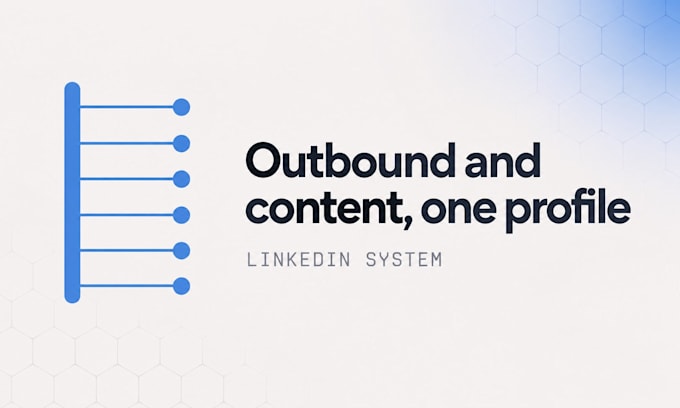 run linkedin outreach and founder content