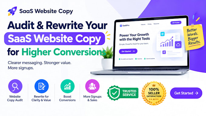 audit and rewrite your saas website copy for higher conversions