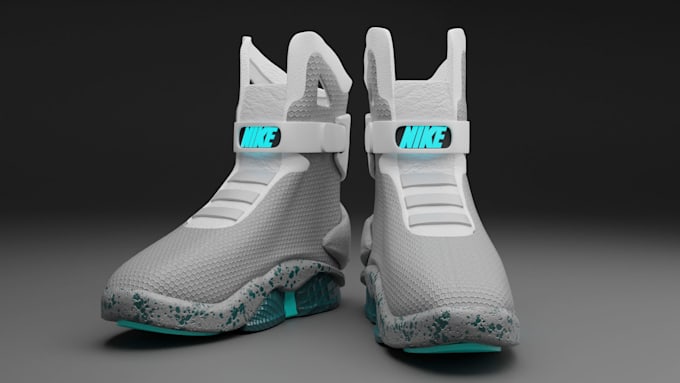 design custom 3d shoe, sneaker and footwear models
