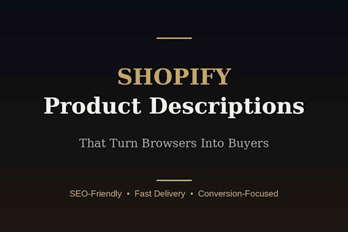 write shopify product description