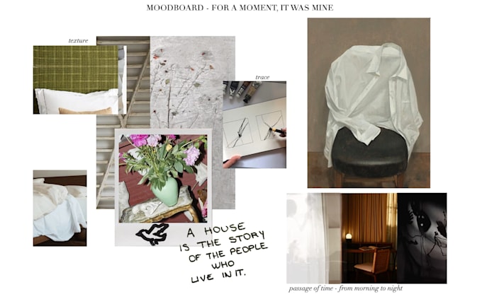create a fashion moodboard and visual research